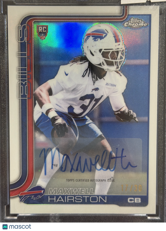 2025 Topps Chrome Maxwell Hairston #RRA-MH Refractor /30 RC