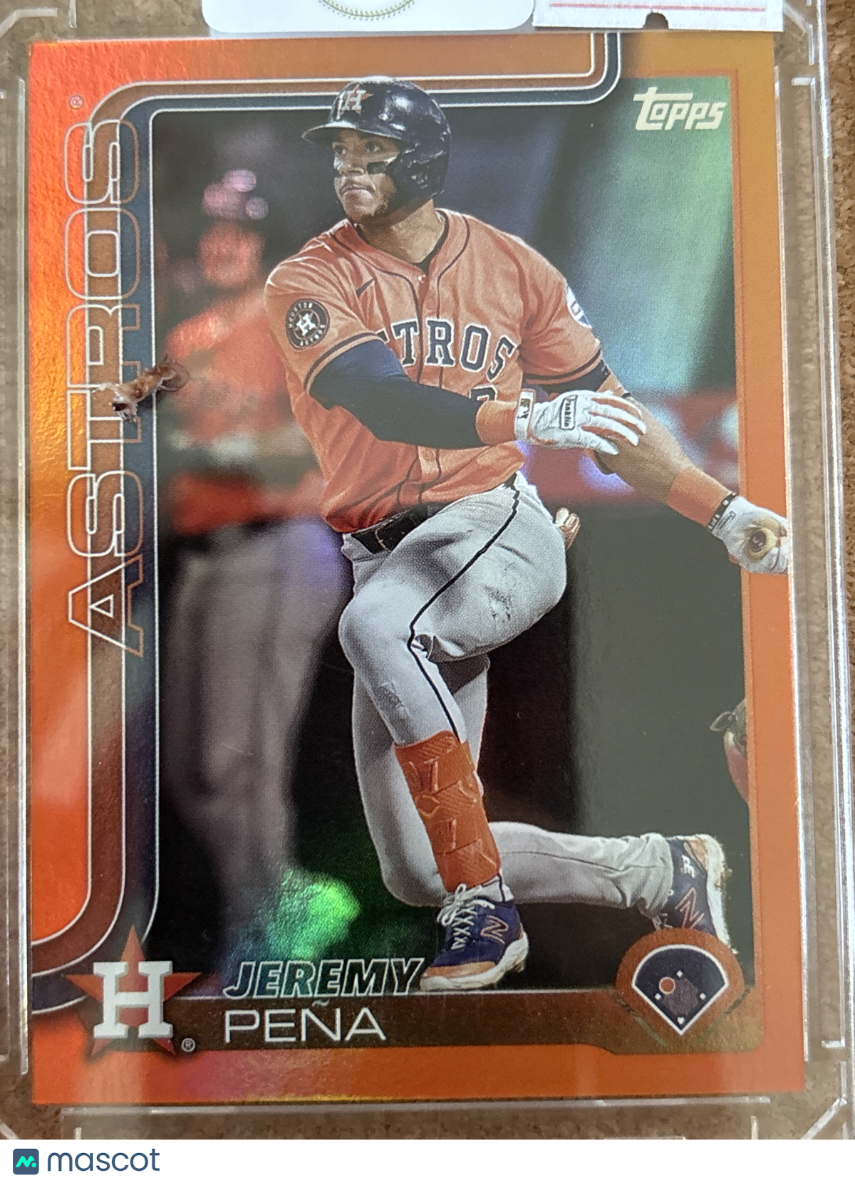 2025 Topps Series One Jeremy Peña #307 Orange