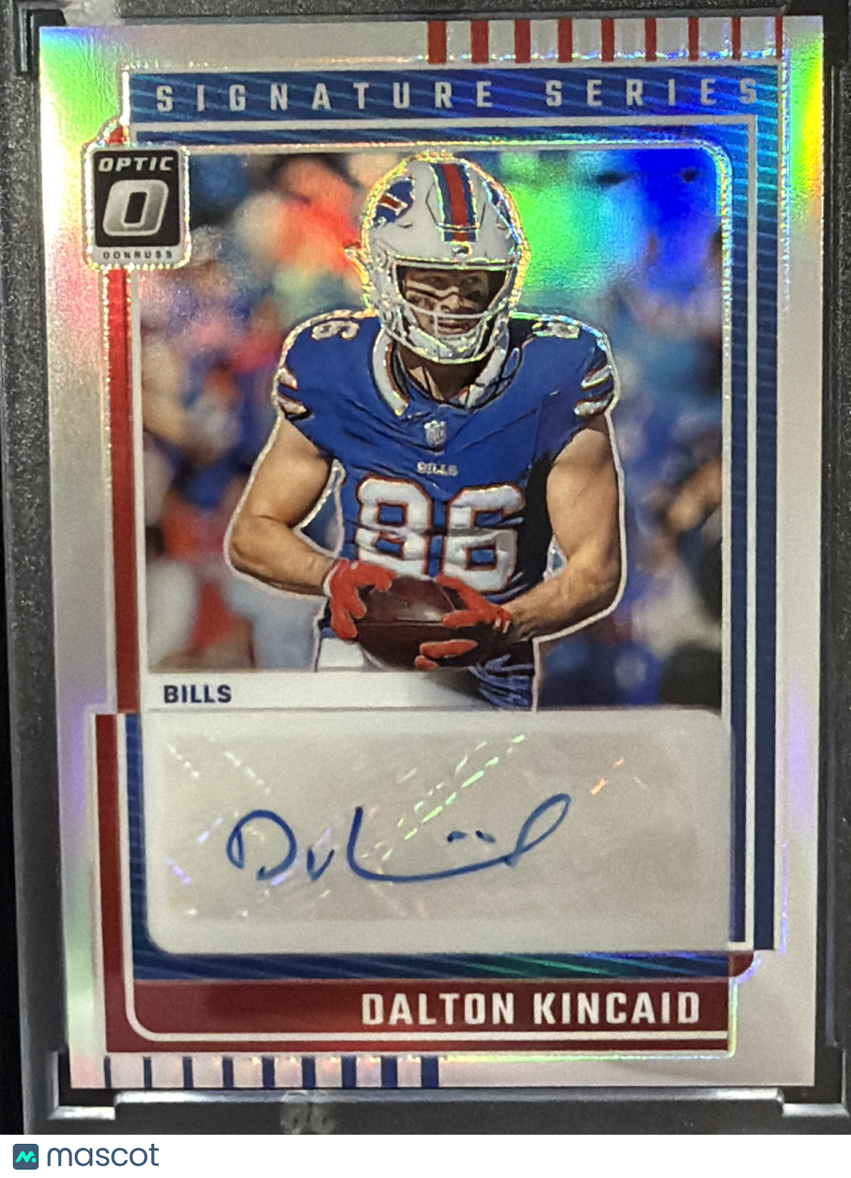 2025 Panini Donruss Optic Football Dalton Kincaid #SSH-DK Holo Signature Series