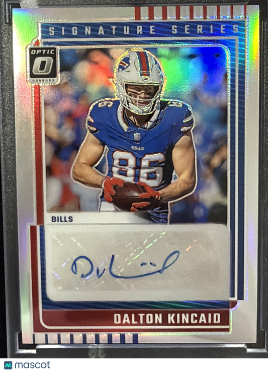 2025 Panini Donruss Optic Football Dalton Kincaid #SSH-DK Holo Signature Series