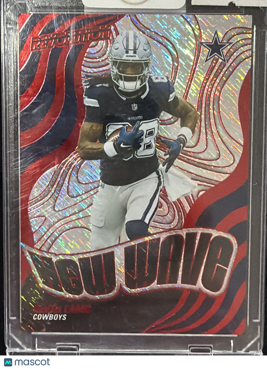 2025 Panini Revolution New Wave CeeDee Lamb #14 Storm /50