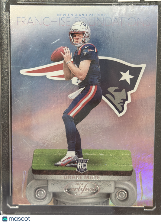 2024 Panini Certified Franchise Foundations Drake Maye #7 RC
