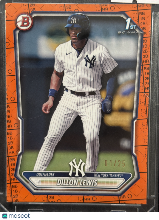 2026 Bowman Dillon Lewis #BP-148 Orange /25