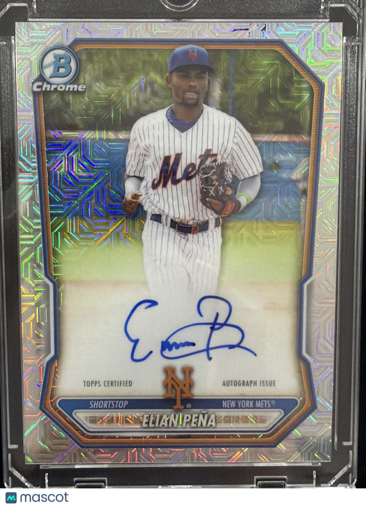 2026 Bowman Chrome Elian Peña #BMA-EP Mojo Refractor