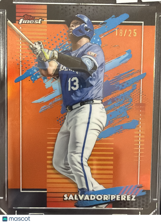 2026 Topps Finest Salvador Perez #122 Orange /25