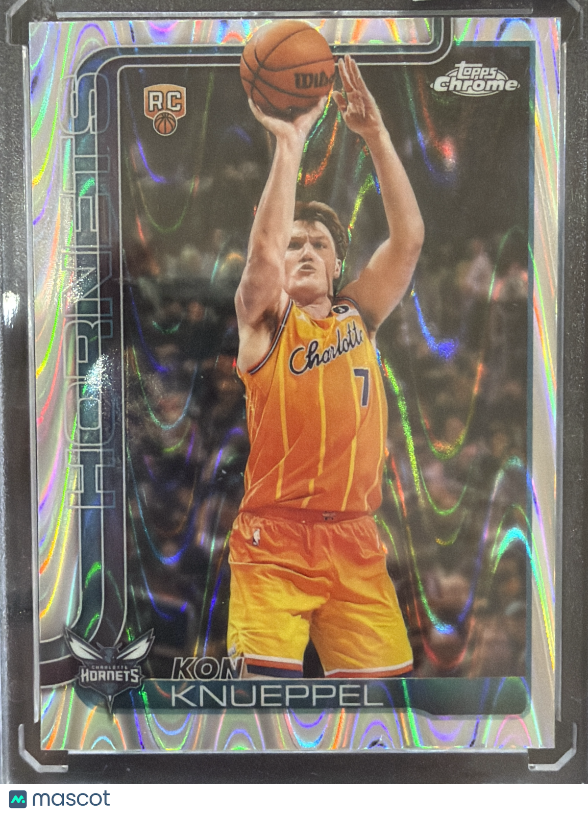 2026 Topps Chrome Kon Knueppel #154 RayWave Refractor RC