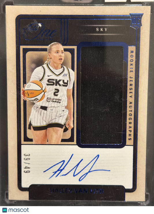 2025 Panini One Hailey Van Lith #RJA-HVL Rookie Jersey Autograph Memorabilia