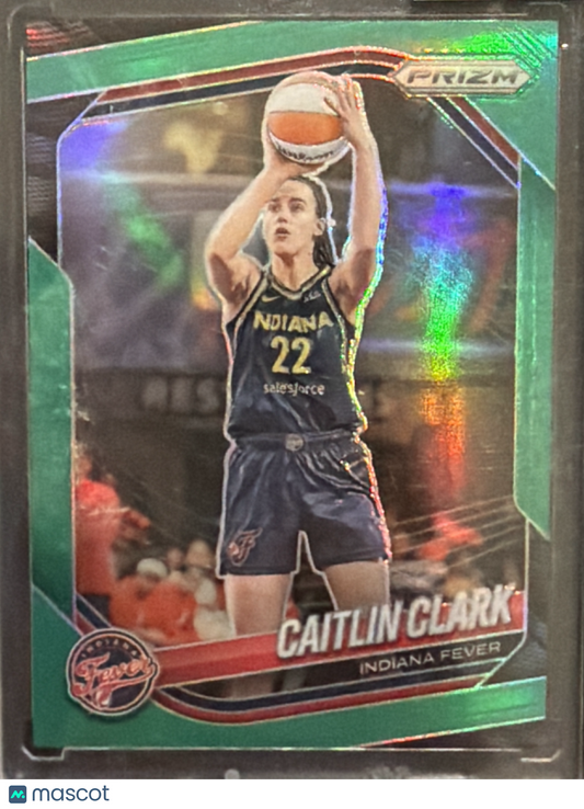 2025 Panini WNBA Prizm Caitlin Clark #22 Green
