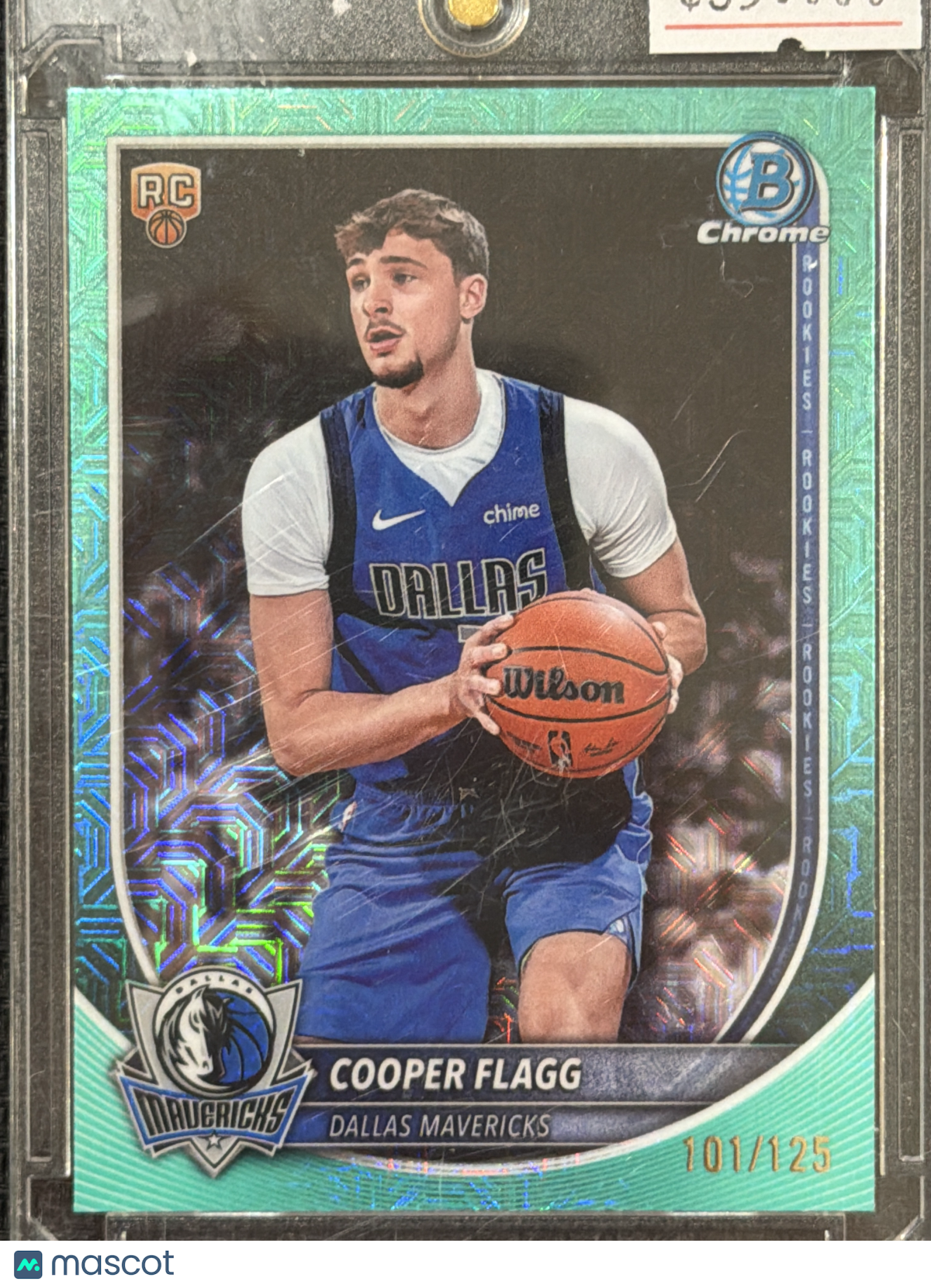 2025 Bowman Chrome Cooper Flagg #BCV-1 Green Mojo Refractor /125 RC