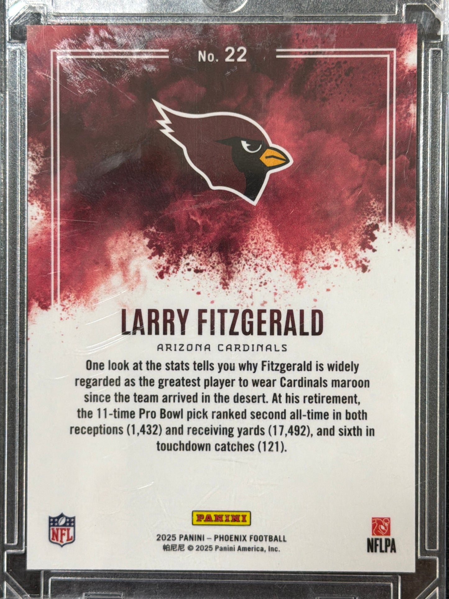 2025 Panini Phoenix Football Larry Fitzgerald #22