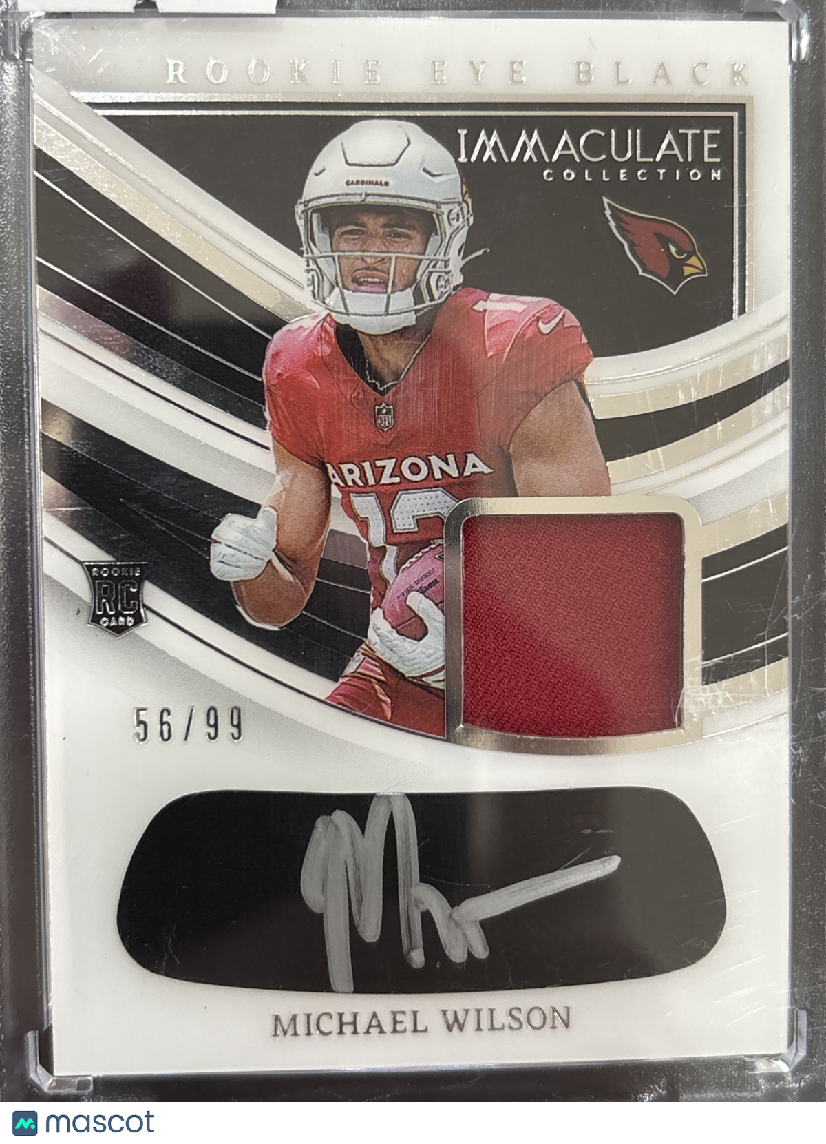 2023 Panini Immaculate Collection Rookie Eye Black Michael Wilson #REBJ-MWN /99 Autograph RC Memorabilia