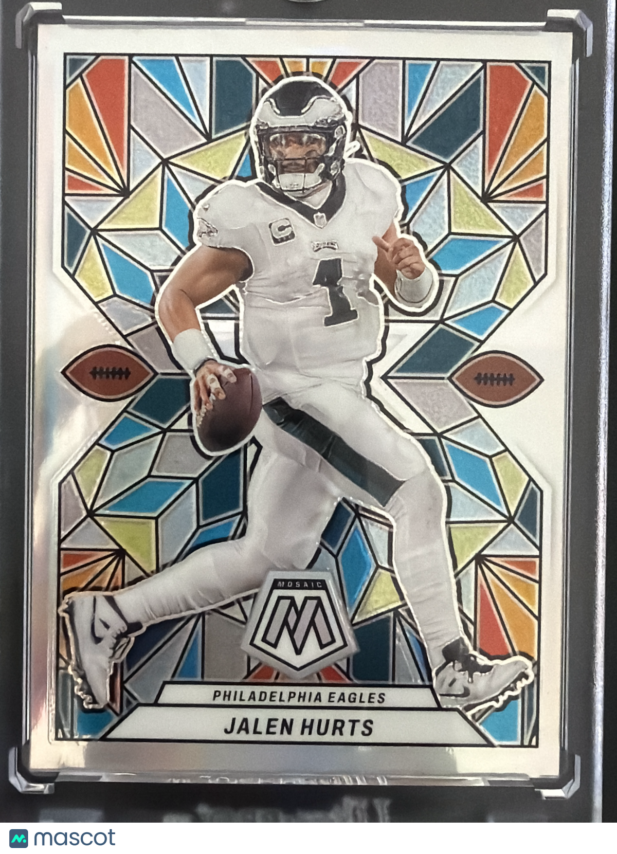 2024 Panini Mosaic Football Jalen Hurts #SG-4 Stained Glass