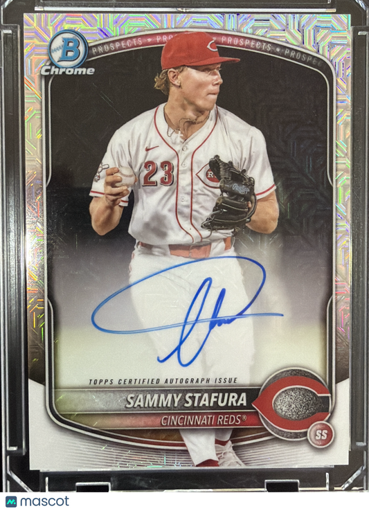 2025 Bowman Chrome Sammy Stafura #BMA-SS Mojo Reflector