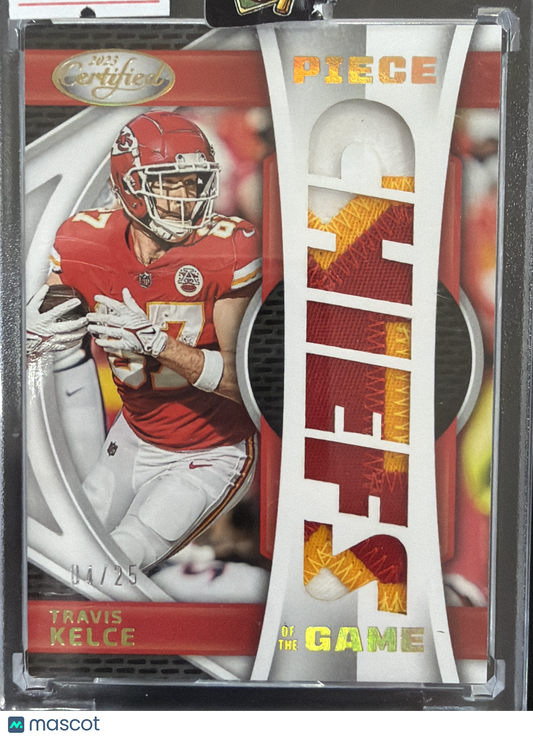 2023 Panini Certified Travis Kelce #POG-30 /25 Patch Memorabilia