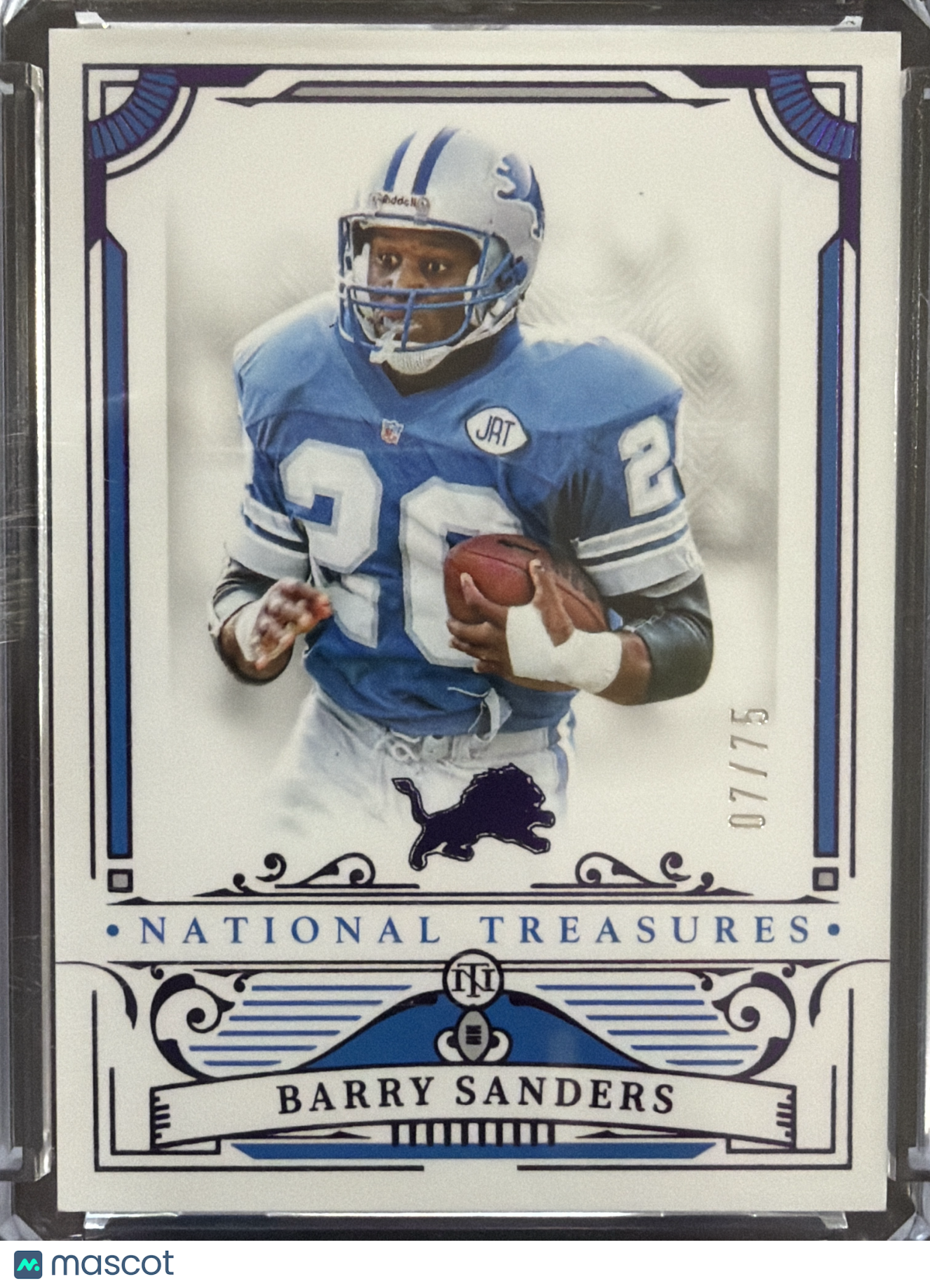2025 Panini National Treasures Barry Sanders #35 /75