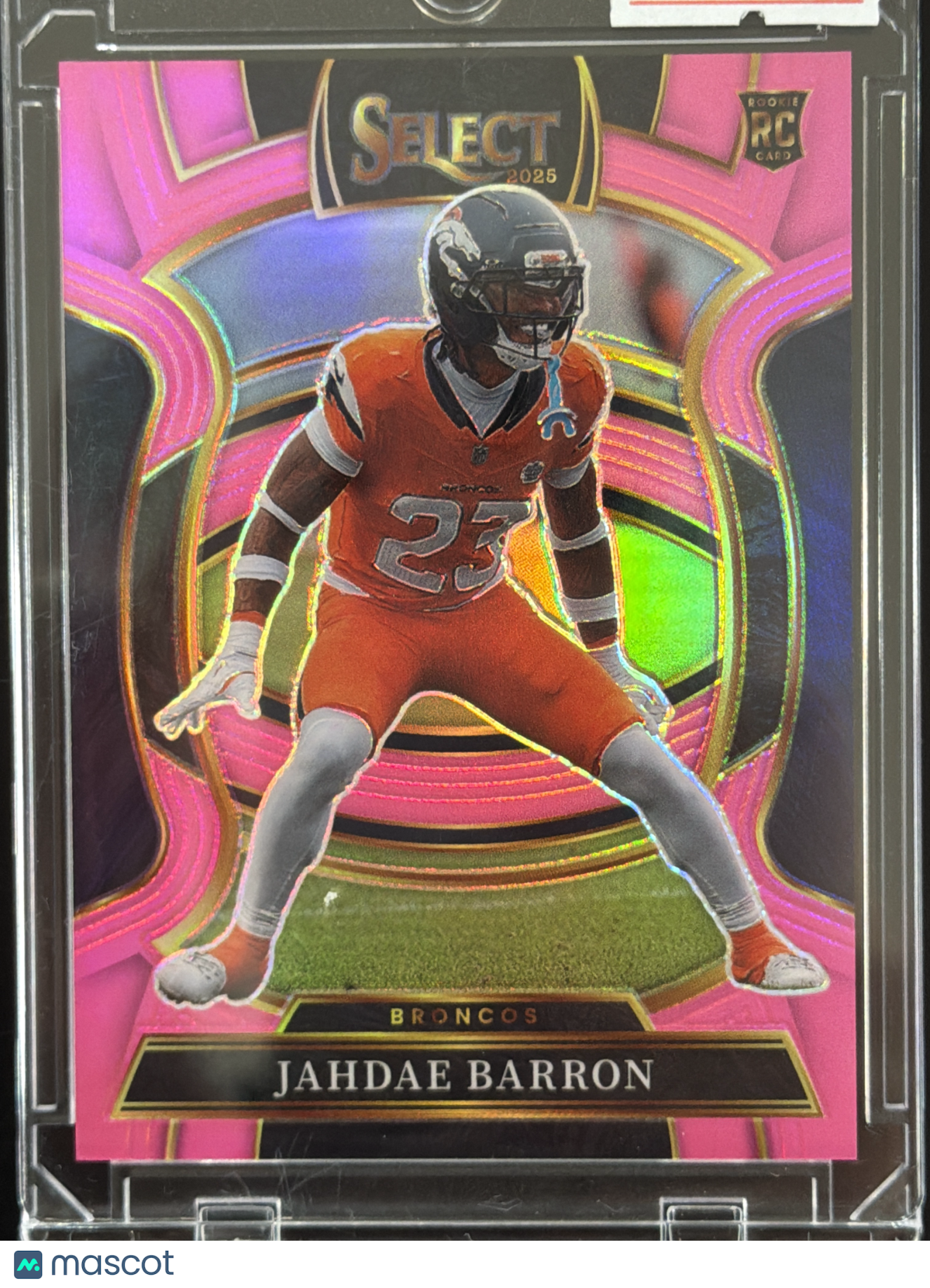 2025 Panini Select Football Jahdae Barron #12 Pink Prizm /10 RC