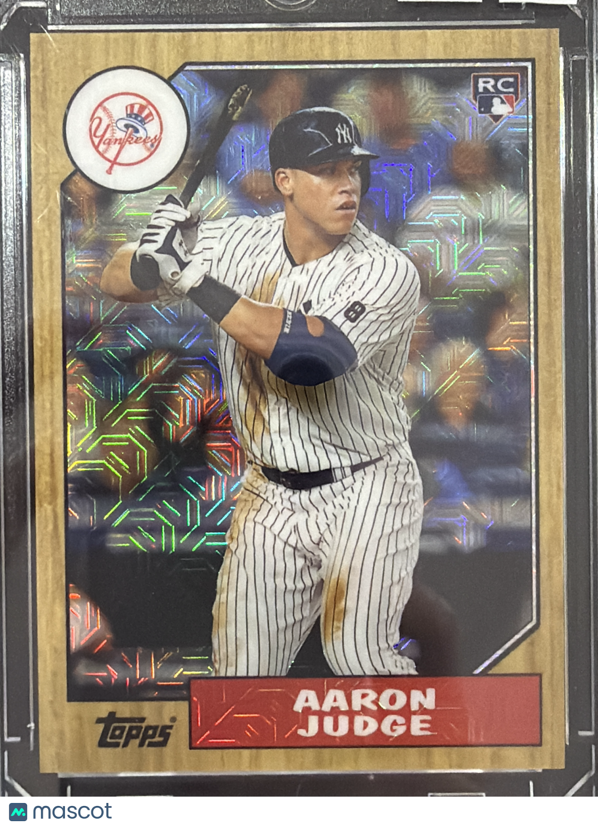 2017 Topps 1987 Topps Baseball Hobby Continuity Program Aaron Judge #87-AJ Silver Pack Mojo Refractor RC