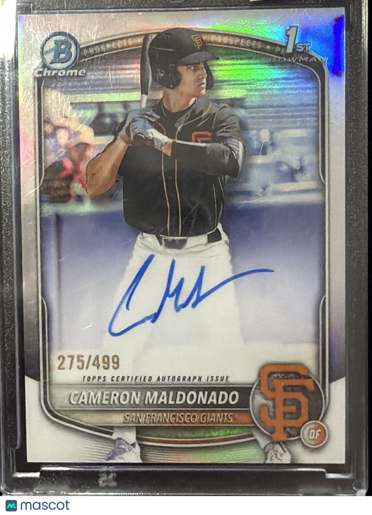 2025 Bowman Chrome Cameron Maldonado #CPA-CMA Refractor /499