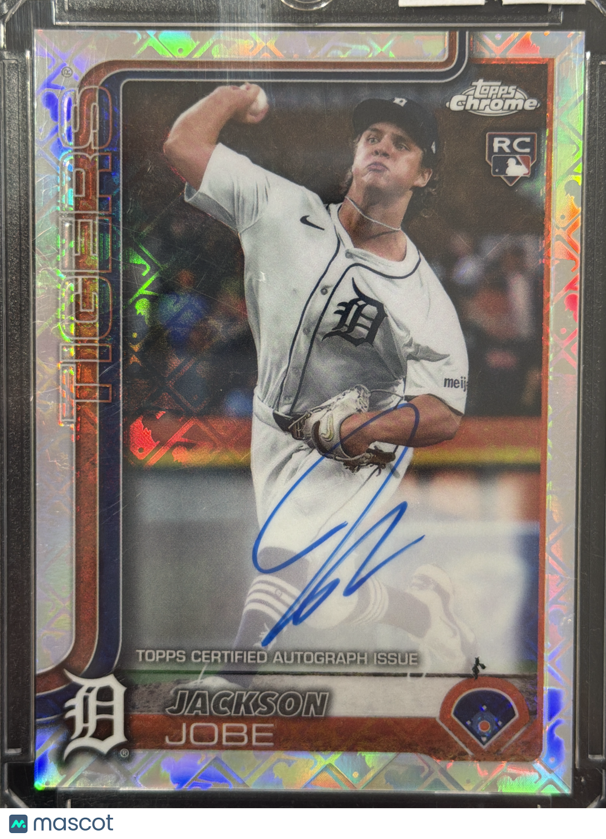 2025 Topps Chrome Jackson Jobe #RA-JJO Logofractor RC