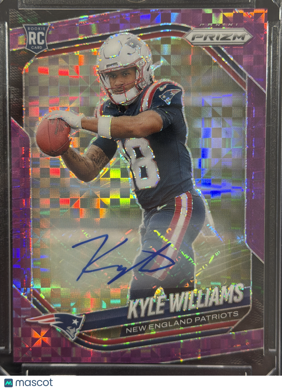 2025 Panini Prizm Football Kyle Williams #336 Purple Pulsar /49 RC