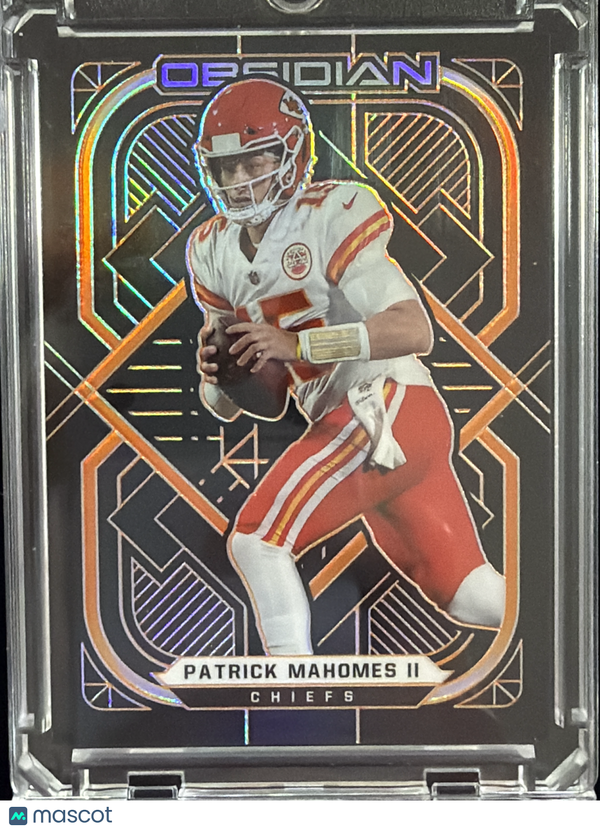 2021 Panini Obsidian Patrick Mahomes II #48 Orange Contra /75