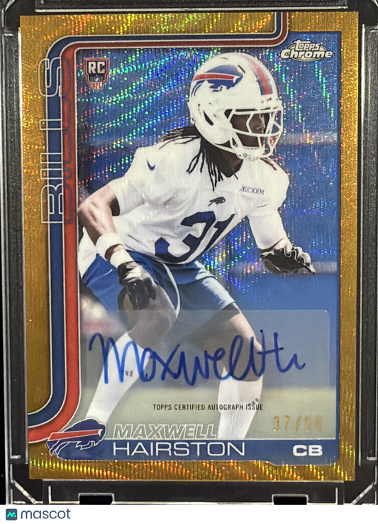 2025 Topps Chrome Maxwell Hairston #RRA-MH Gold Refractor /50 RC