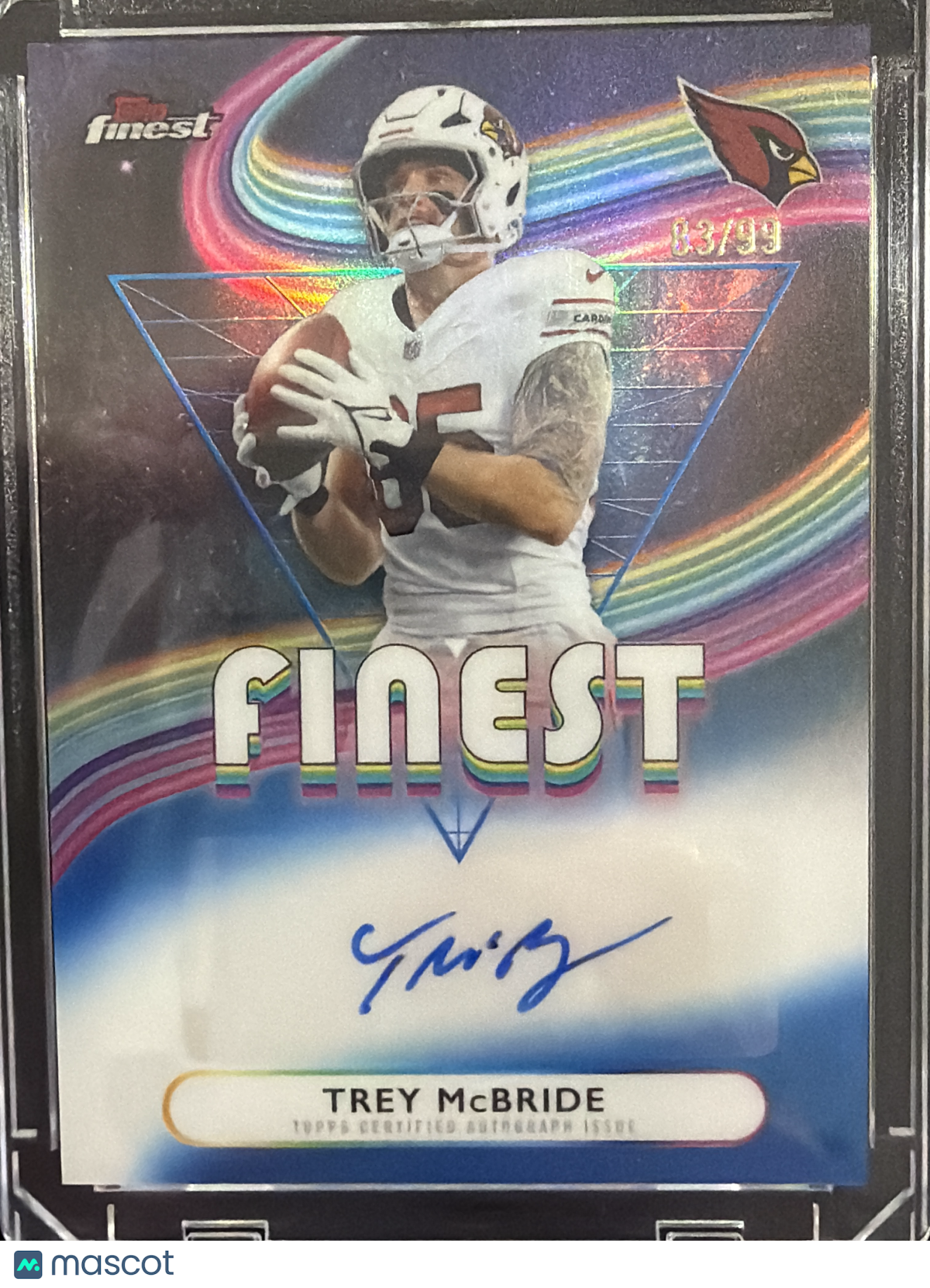 2025 Topps Finest Trey McBride #FA-TMC /99