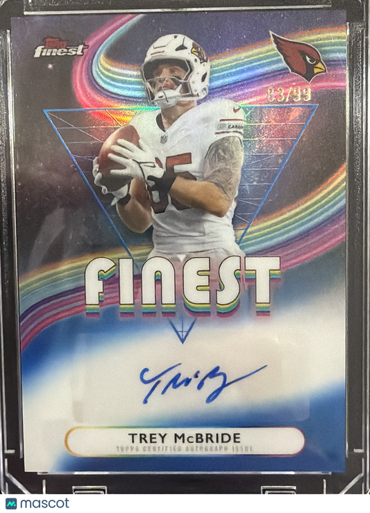 2025 Topps Finest Trey McBride #FA-TMC /99