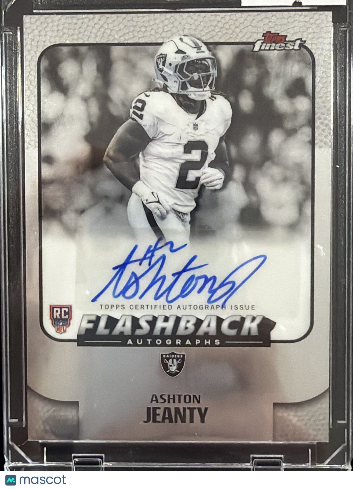 2025 Topps Finest Flashback Autographs Ashton Jeanty #FBA-AJ RC