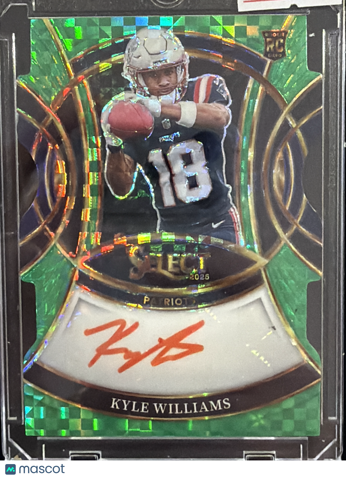 2025 Panini Select Kyle Williams #RSI-KWS Green Scope /5 RC
