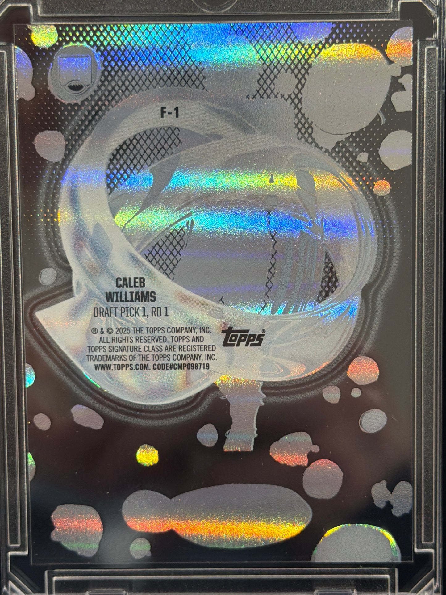 2025 Topps Signature Class Caleb Williams #F-1
