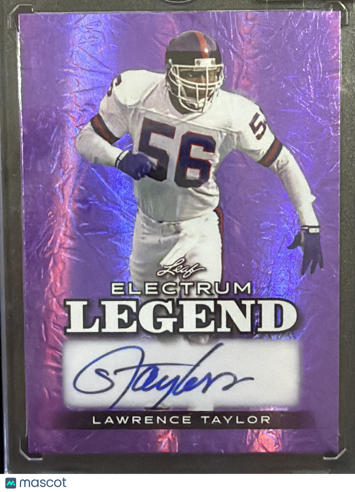 2024 Leaf Electrum Legend Lawrence Taylor #LA-LT1 Purple