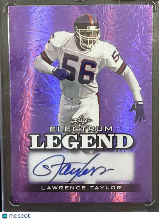 2024 Leaf Electrum Legend Lawrence Taylor #LA-LT1 Purple