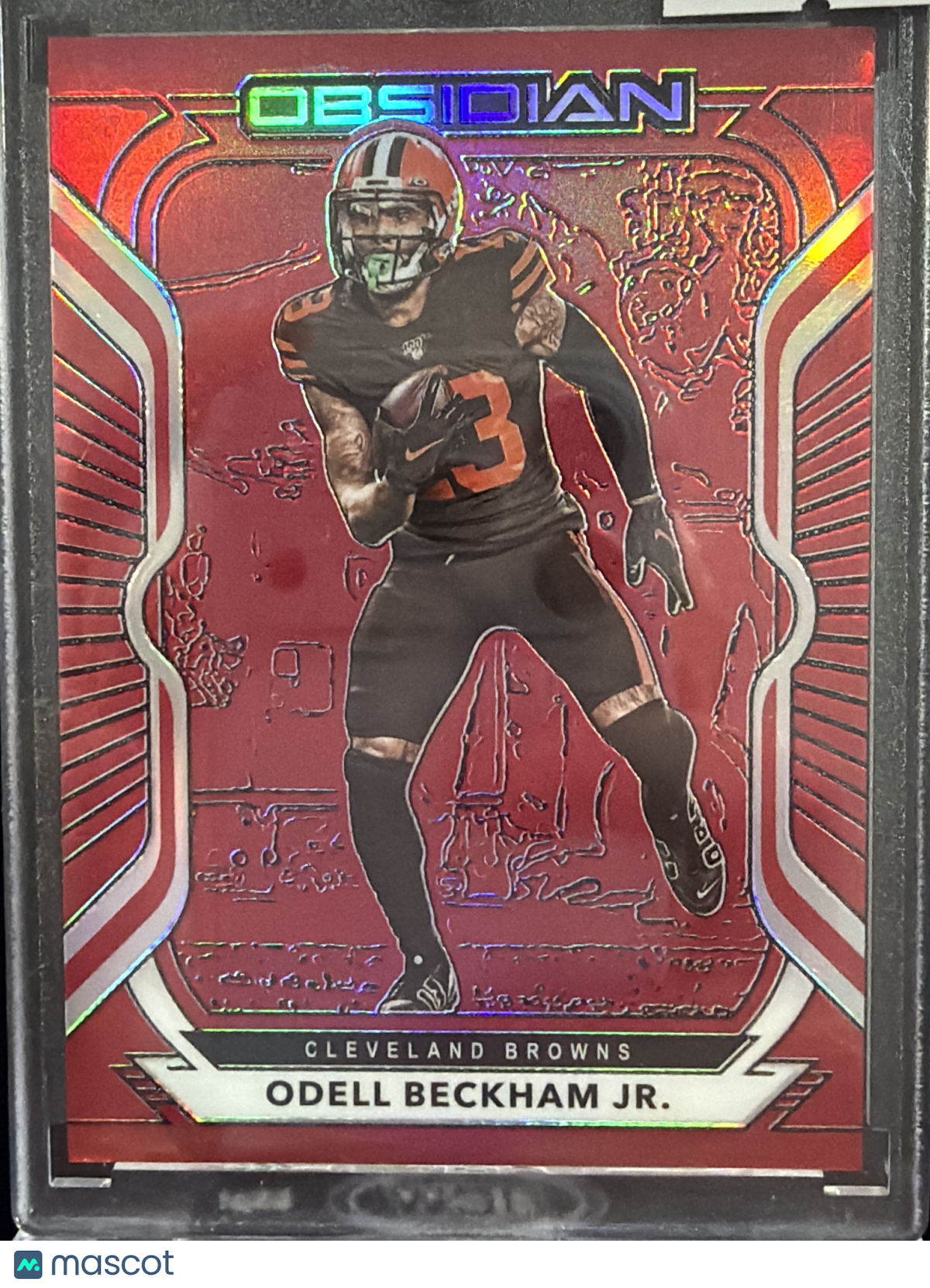 2020 Panini Obsidian Football Odell Beckham Jr. #73 Red /26
