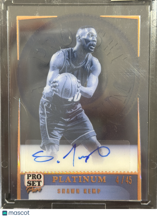 2023 Leaf Pro Set Pure Shawn Kemp #P-SK2 Platinum