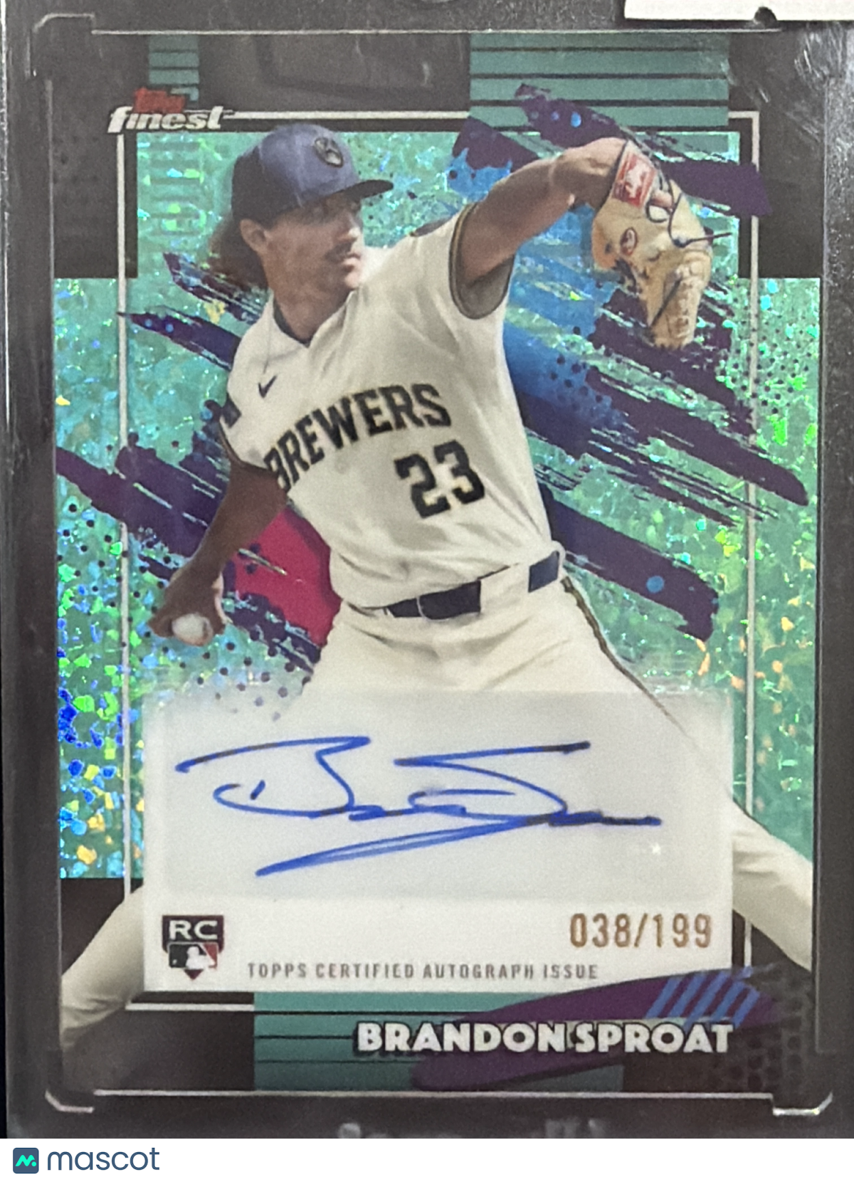 2026 Topps Finest Brandon Sproat #FMA-BS /199 RC
