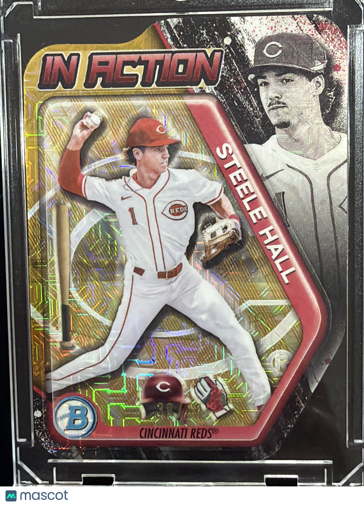 2025 Bowman Chrome In Action Steele Hall #BIA-2 /50