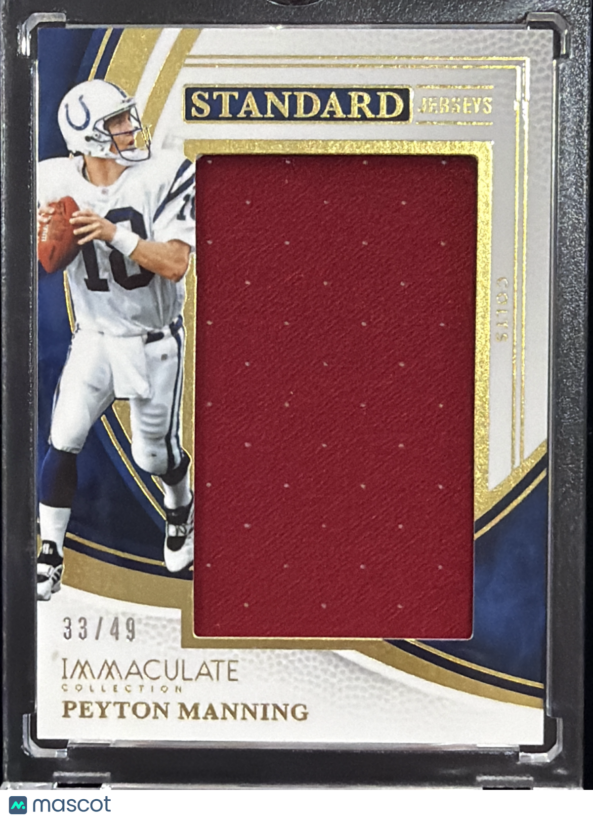 2025 Panini Standard Jerseys Peyton Manning #ISJ-PMG /49 Memorabilia Jersey