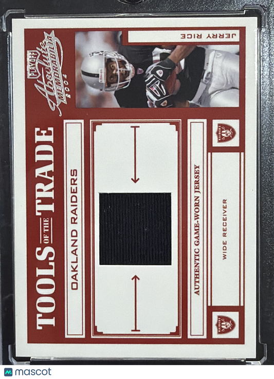 2004 Playoff Jerry Rice #TT-41 /100 Game-Worn Jersey Memorabilia