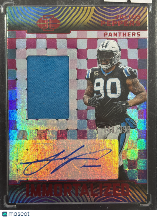 2024 Panini Illusions Immortalized Julius Peppers #IJA-JPS Autograph Memorabilia