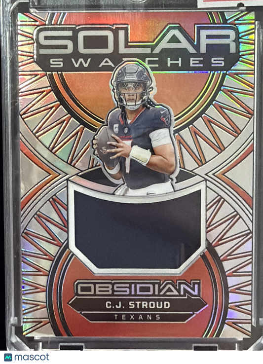 2024 Panini Obsidian Solar Swatches C.J. Stroud #SS-CJS /99 Memorabilia
