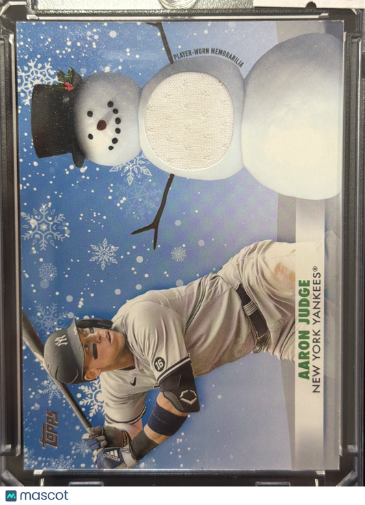 2021 Topps Walmart Holiday Mega Baseball Aaron Judge #WRC-AJ Relic Memorabilia