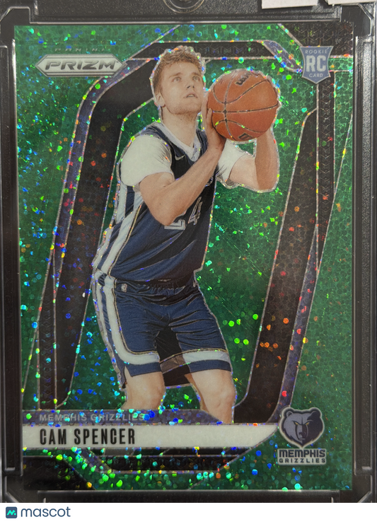 2024 Panini Prizm Cam Spencer #246 Green Shimmer /8 RC