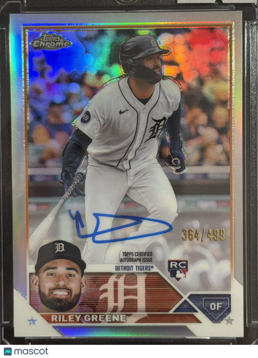 2023 Topps Chrome Riley Greene #RA-RG Refractor /499 RC