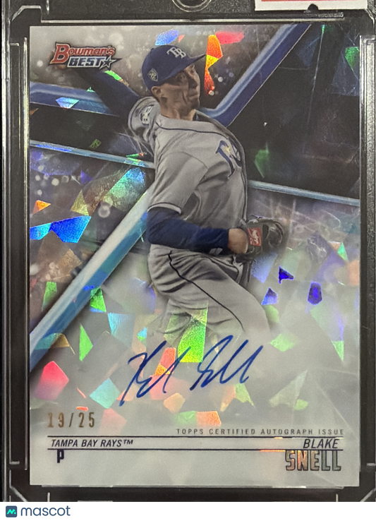 2018 Bowman's Best Blake Snell #B18-BSN Atomic Refractor /25