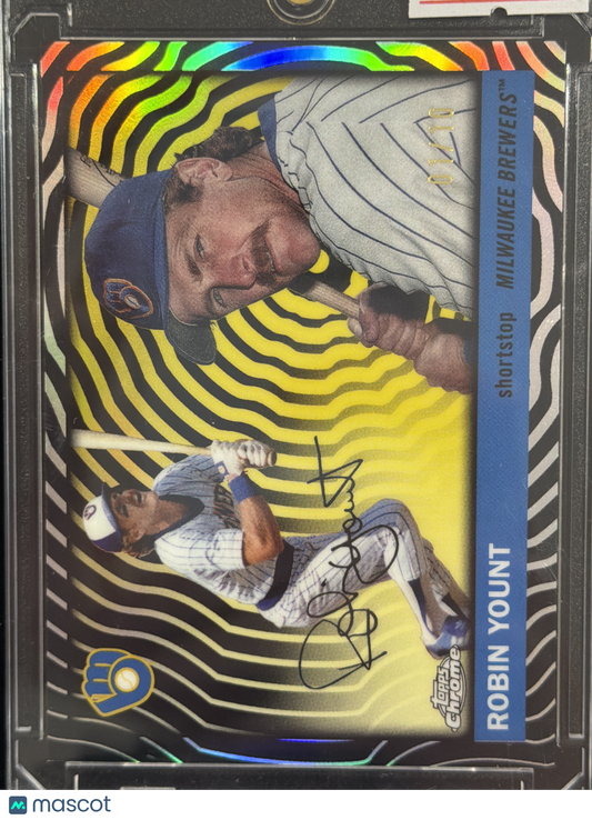 2020 Topps Chrome Robin Yount #486 /10