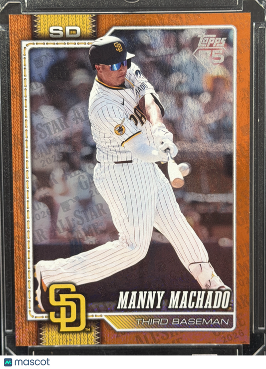 2026 Topps Series Two Manny Machado #614 Orange All Star /25