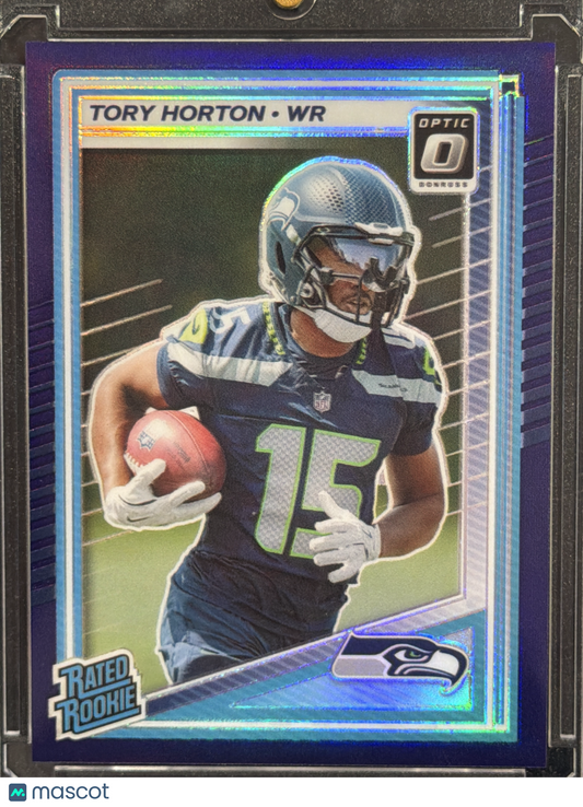 2025 Panini Donruss Optic Tory Horton #295 Purple Prizm /60