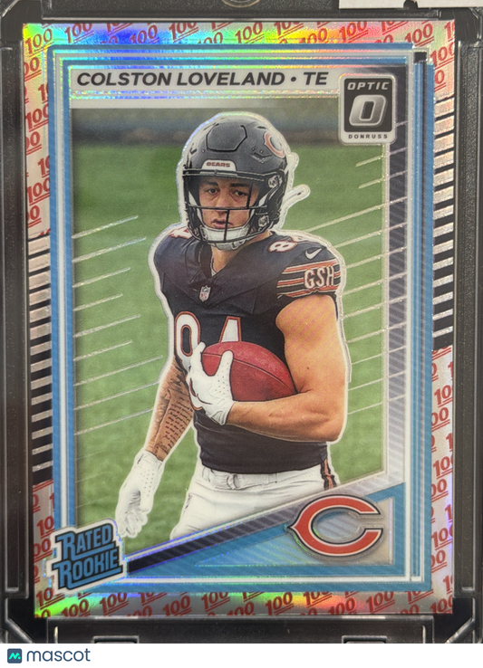 2025 Donruss Optic Colston Loveland #204 100 Emoji