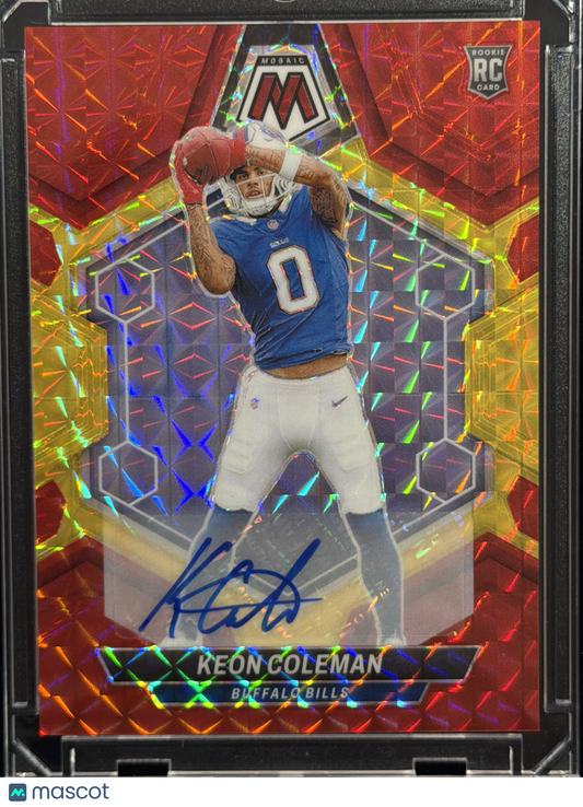 2024 Panini Mosaic Football Keon Coleman #333 RC
